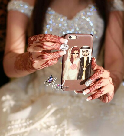dp, bride and groom and henna