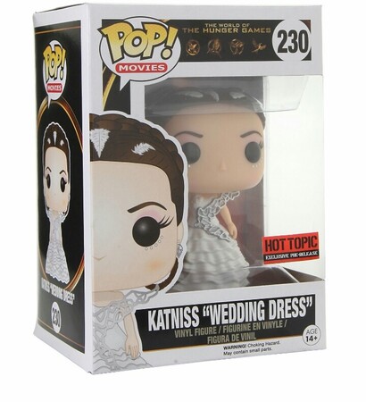 wedding day, katniss and funko
