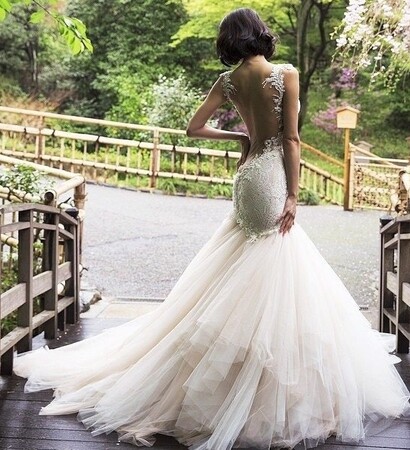 back details, galia lahav and bride