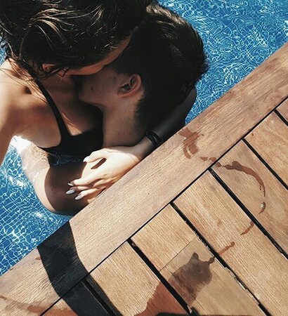 guy, couple and bluesky ​