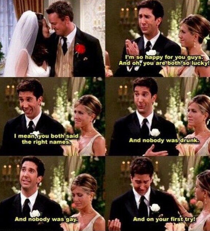 friends, right names and first time