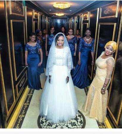 dress, nigerian and bride