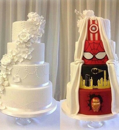spider man, iron man and food porn