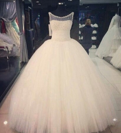 white, cute and dress