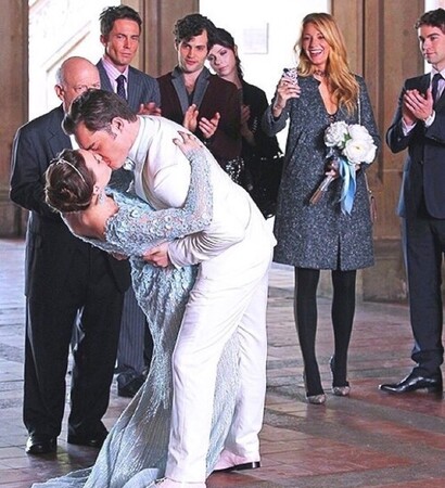 kiss, blair waldorf and chuck bass