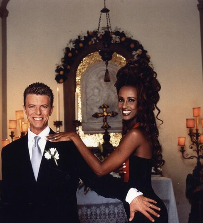Iman, david bowie and marriage