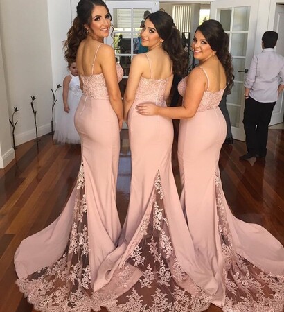fashion, blush pink and bridesmaids