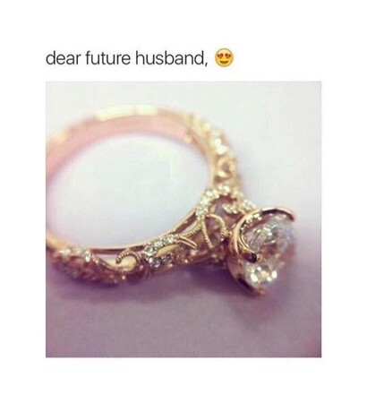 husband, feature and gold