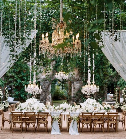 wedding theme, elegant and garden