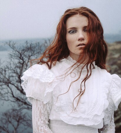 photography, dress and ginger