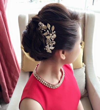 bridal, bridal hairstyling and hairstyling
