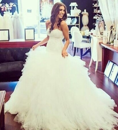 love, happy life and wedding dress