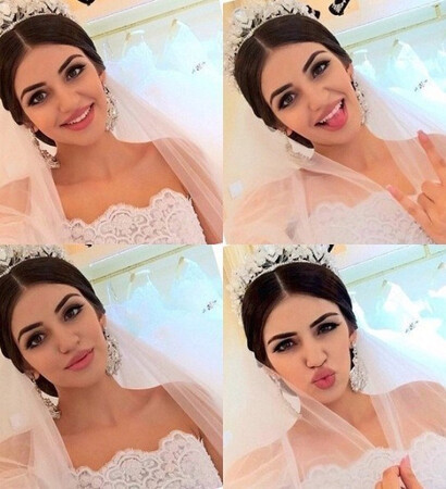 beauty, wedding dress and bride