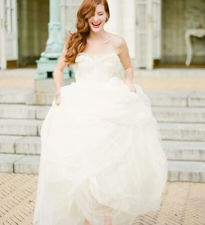 white dress, girl and bride
