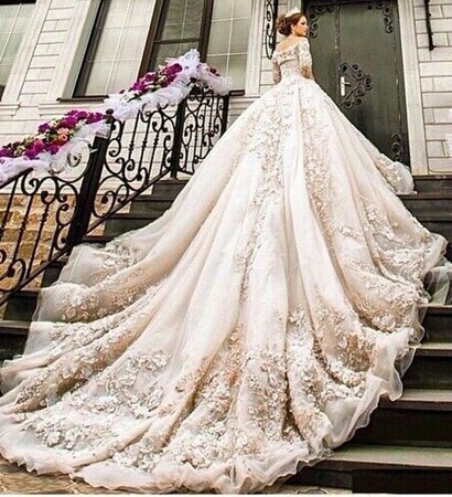 white, long and wonderful