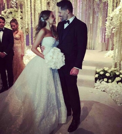 dress, bride and Zuhair Murad