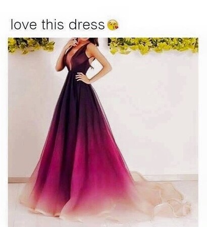 long hair, rose dress and elegant
