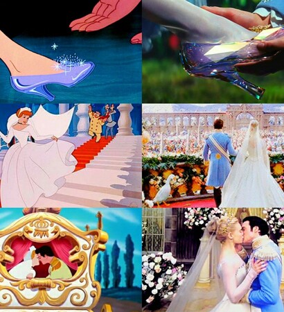 cinderella, disney princess and glass slipper