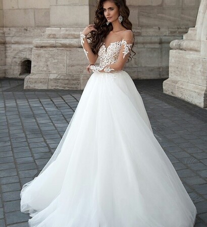 bridal, dress and bride
