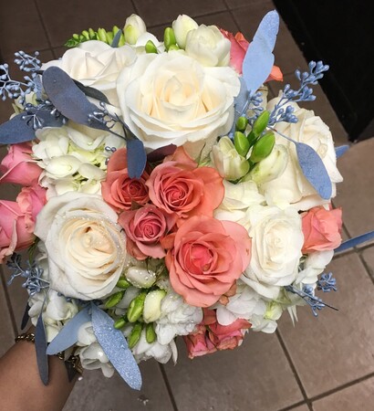flowers, roses and coral roses