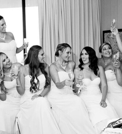 bridesmaids, makeup and gorgeous