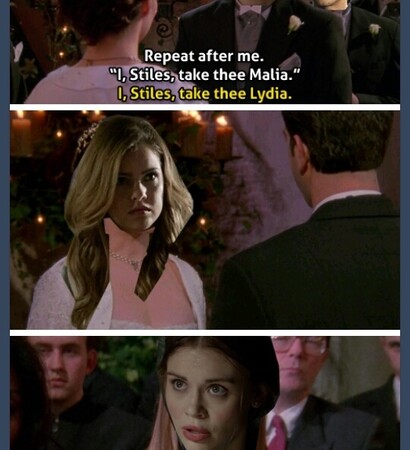 stiles's wedding, stydia and teen wolf