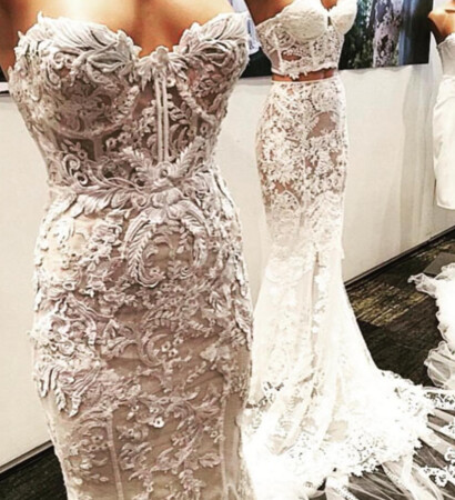 wedding dress and en