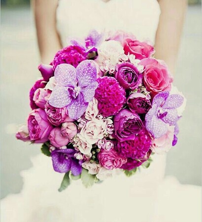 roses, bouquet and pink