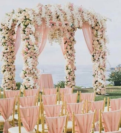 flowers, pink and ceremony