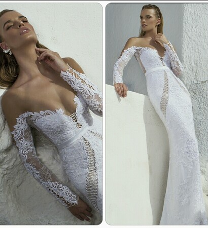 beautiful, floral lace and criss cross