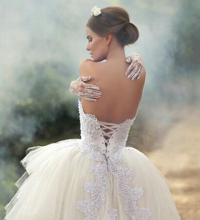 bride, romantic and drees 2016