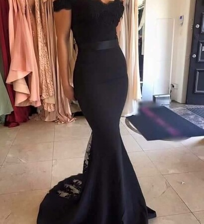 black, dress and style
