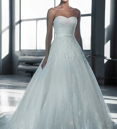wedding dress, dress and ♥