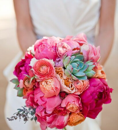 bridal, flowers and pink
