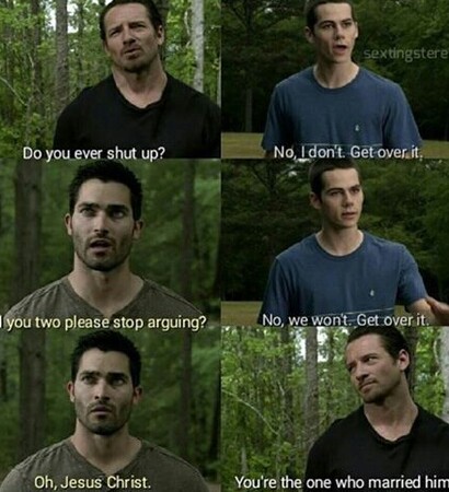 stiles stilinski, funny and peter hale