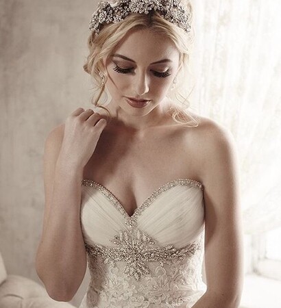 bride, white lace and christina wu