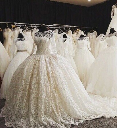 luxury, dresses and white