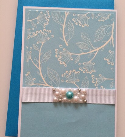 art, ribbon and envelope