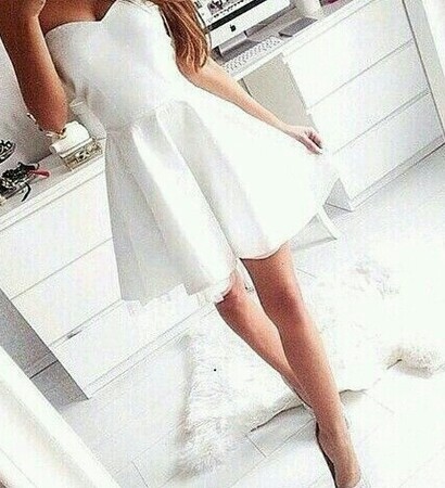 sun, white and high heels