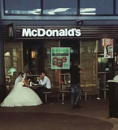 throwing a party, mc donalds and party
