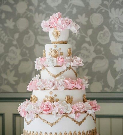 gorgeous, flowers and pink and gold