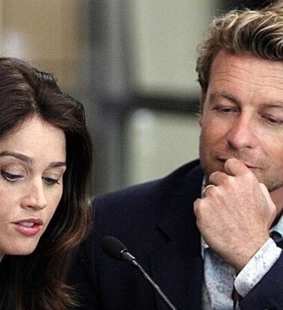 the mentalist, couple and kiss