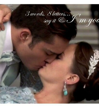 love, chuck bass and blair and chuck