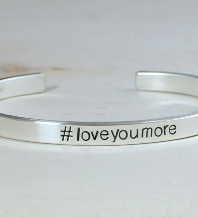girl, boy and silver cuff bracelet