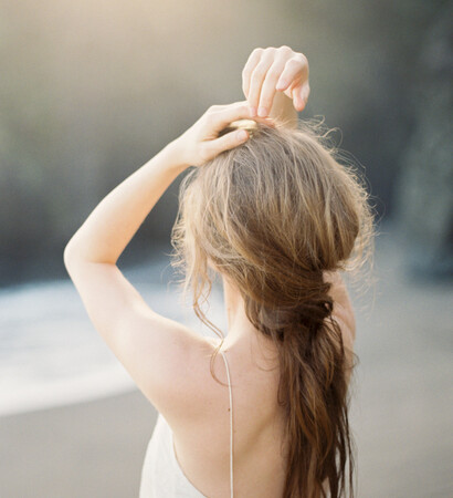 chestnut brown, wedding hairstyles and long hair
