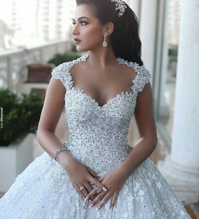 brunete, dress and wedding hair