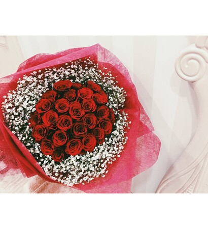 rose, red and 27