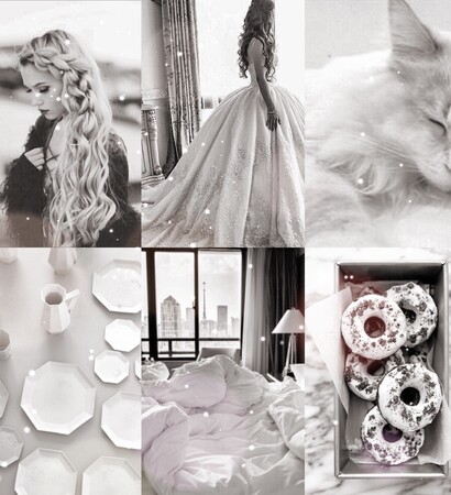 white, dress and doughnut
