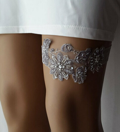 beach wedding, women's and gray