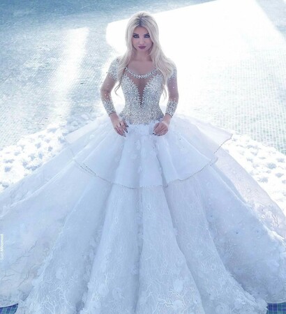 elegant, wife and bride